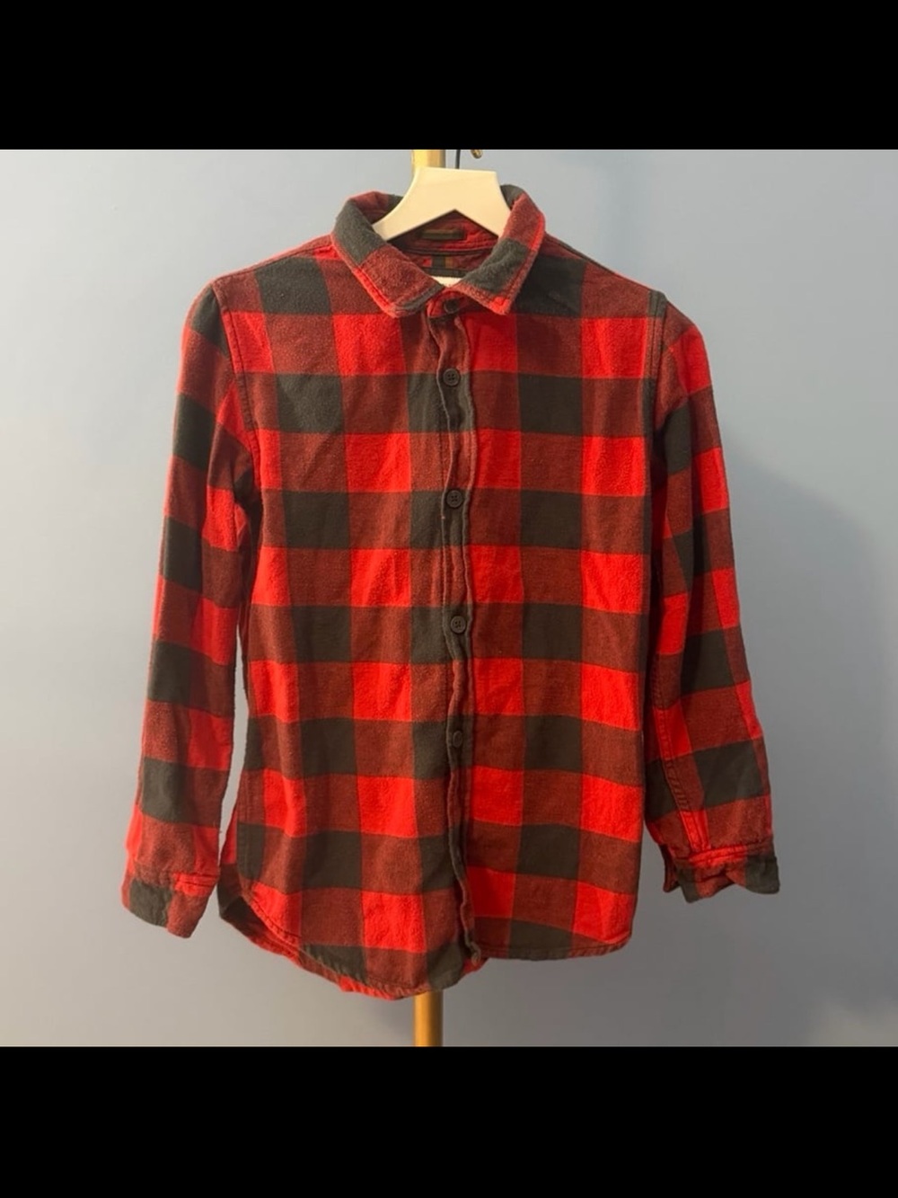 ⚡️⭐️Denim & Flower Boys Flannel Shirt - Size: 11/12